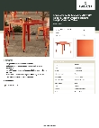 Lancaster Table & Seating 164RD363ORN Specsheet