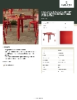 Lancaster Table & Seating 164RD363RED Specsheet
