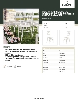 Lancaster Table & Seating 164REINCHVRWHT Specsheet