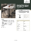Lancaster Table & Seating 164S304222XW Specsheet