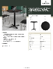Lancaster Table & Seating 164S30RXBLK Specsheet