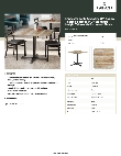 Lancaster Table & Seating 164S3636XBAW Specsheet