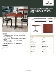 Lancaster Table & Seating 164S3636XRMH Specsheet