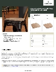 Lancaster Table & Seating 164SEATRDGY Specsheet