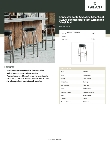 Lancaster Table & Seating 164STLCSWVBK Specsheet Lancaster Table & Seating 164STLCSWVBK Specsheet