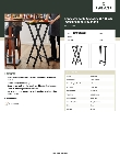 Lancaster Table & Seating 164TRST38BLK Specsheet