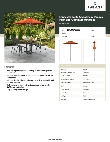 Lancaster Table & Seating 164UMBAL06SS Specsheet