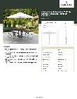 Lancaster Table & Seating 164UMBTL09WH Specsheet