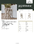 Lancaster Table & Seating 164VYBARSTES Specsheet