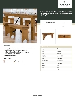 Lancaster Table & Seating 164VYBENCH40 Specsheet