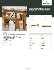Lancaster Table & Seating 164VYBENCH84 Specsheet Lancaster Table & Seating 164VYBENCH84 Specsheet