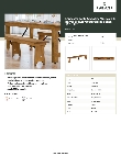 Lancaster Table & Seating 164VYBENCH96 Specsheet