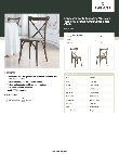 Lancaster Table & Seating 164VYCHAIRES Specsheet