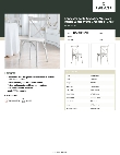 Lancaster Table & Seating 164VYCHAIRWH Specsheet