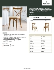 Lancaster Table & Seating 164VYCHVNBG2 Specsheet