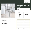 Lancaster Table & Seating 164VYCHWHBK1 Specsheet