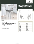 Lancaster Table & Seating 164VYCHWHBK2 Specsheet Lancaster Table & Seating 164VYCHWHBK2 Specsheet