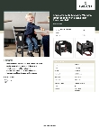 Lancaster Table & Seating 164WDBSTBLK Specsheet
