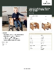 Lancaster Table & Seating 164WDBSTNAT Specsheet