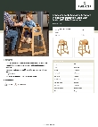 Lancaster Table & Seating 164WHCASNAT Specsheet