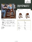 Lancaster Table & Seating 164WHCKDDB Specsheet
