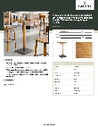 Lancaster Table & Seating 3492424CLN37 Specsheet