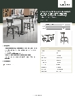 Lancaster Table & Seating 3492430GYD2C Specsheet