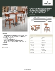 Lancaster Table & Seating 3492430MAD2C Specsheet