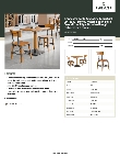 Lancaster Table & Seating 3492430NTD2C Specsheet
