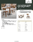 Lancaster Table & Seating 3492430WAD2C Specsheet
