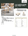 Lancaster Table & Seating 3492430WTD2C Specsheet Lancaster Table & Seating 3492430WTD2C Specsheet
