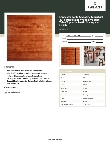 Lancaster Table & Seating 3493030ANTMA Specsheet