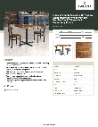 Lancaster Table & Seating 3493030DVNB2 Specsheet