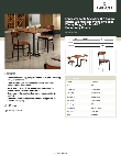 Lancaster Table & Seating 3493030DWAL2 Specsheet