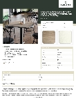 Lancaster Table & Seating 3493030TBA Specsheet