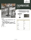 Lancaster Table & Seating 3493048CLG37 Specsheet
