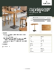 Lancaster Table & Seating 3493048CLN37 Specsheet