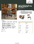 Lancaster Table & Seating 3493048DWAL4 Specsheet