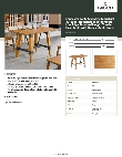 Lancaster Table & Seating 3493048NAT30 Specsheet