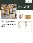 Lancaster Table & Seating 3493048NAT37 Specsheet