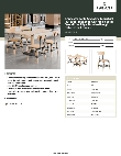Lancaster Table & Seating 3493048WTD4C Specsheet