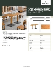 Lancaster Table & Seating 3493060CLN30 Specsheet Lancaster Table & Seating 3493060CLN30 Specsheet