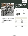 Lancaster Table & Seating 3493060GYB6B Specsheet