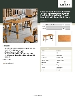 Lancaster Table & Seating 3493060NAT30 Specsheet