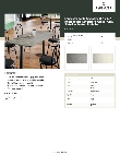 Lancaster Table & Seating 3493060TSLT Specsheet