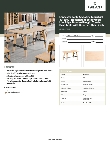 Lancaster Table & Seating 3493060WHT30 Specsheet