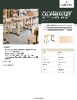 Lancaster Table & Seating 3493060WHT37 Specsheet