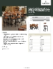 Lancaster Table & Seating 3493072BWAL8 Specsheet