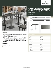 Lancaster Table & Seating 3493072CLG37 Specsheet