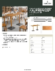 Lancaster Table & Seating 3493072CLN37 Specsheet
